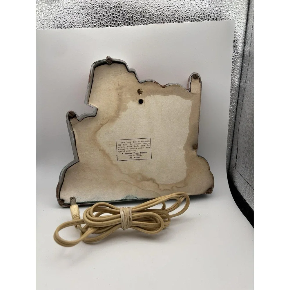 Vintage Praying Child Night Light Lamp Now I Lay Me Down Sleep Nursery Religious